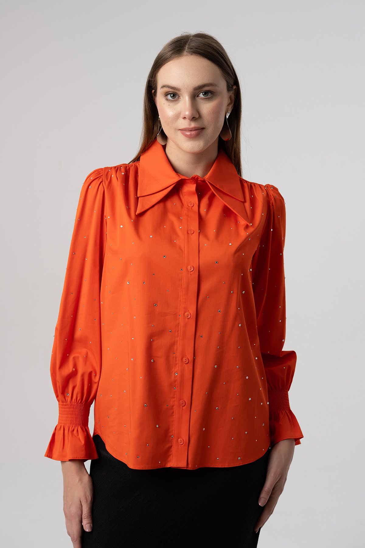 ELARİS  Taş Detaylı Gömlek main variant image