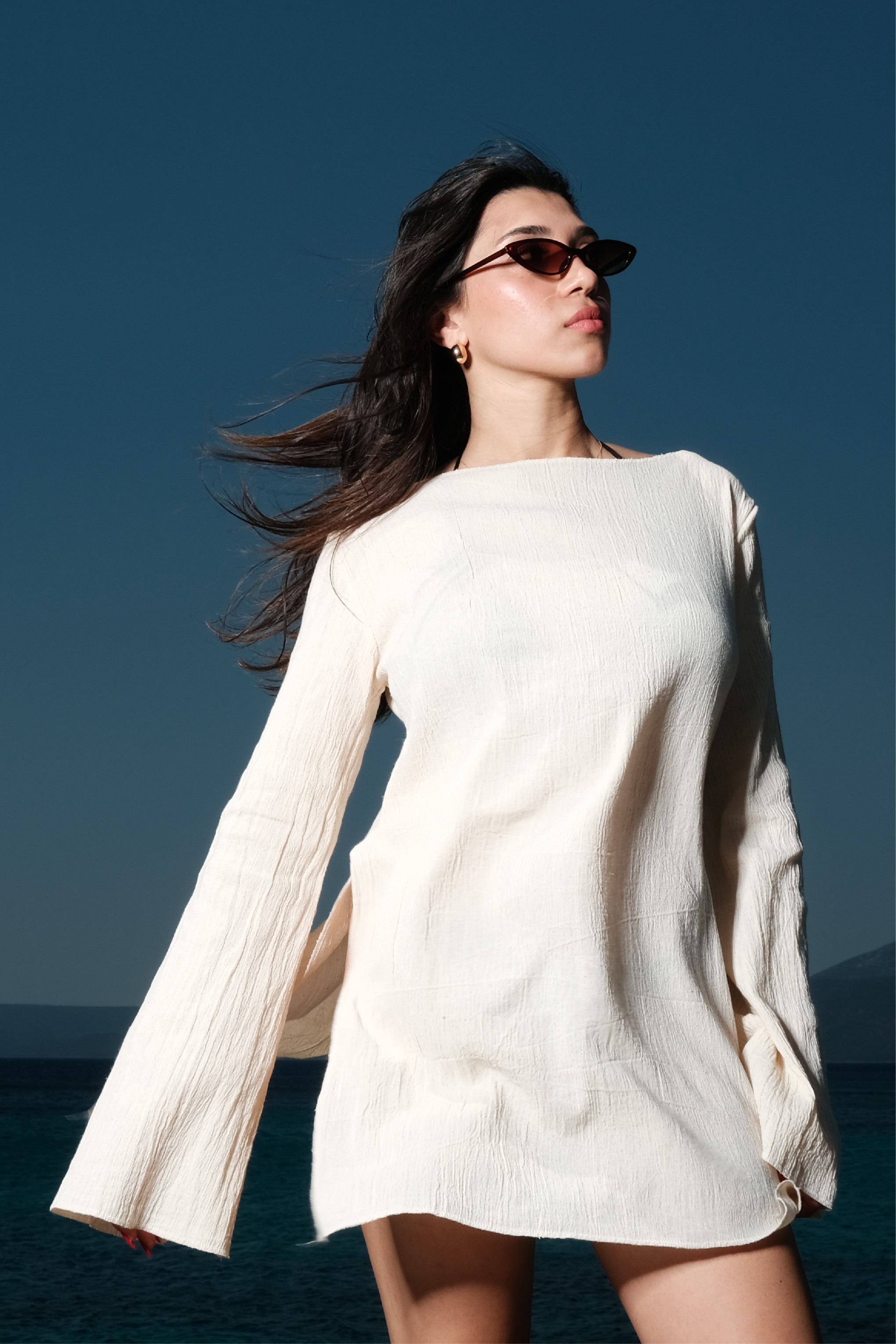 Uzun Kollu Beachwear