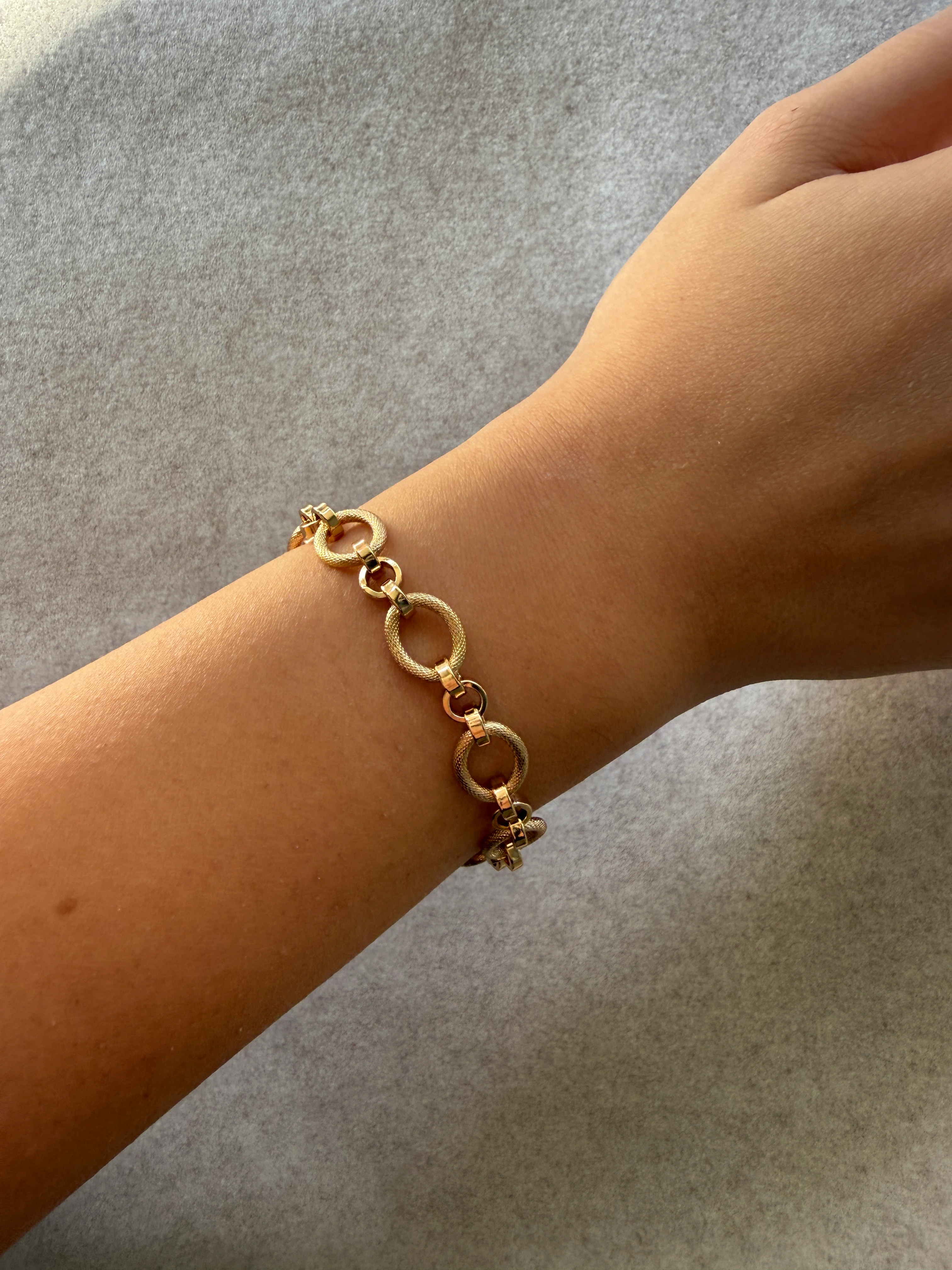 Tasarım Halka Zincir Bileklik 