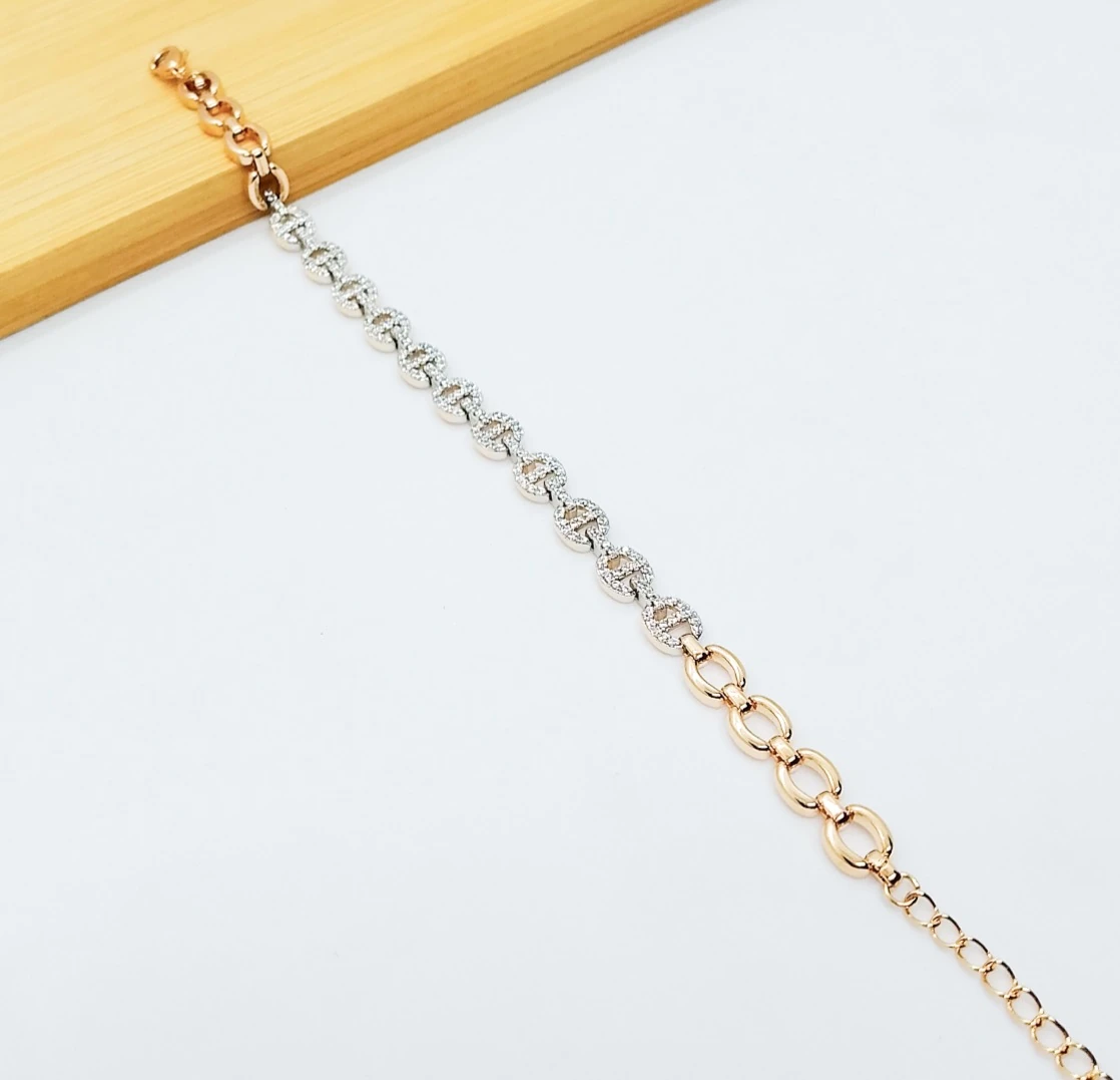 Zirkon Taşlı Süryani Bileklik