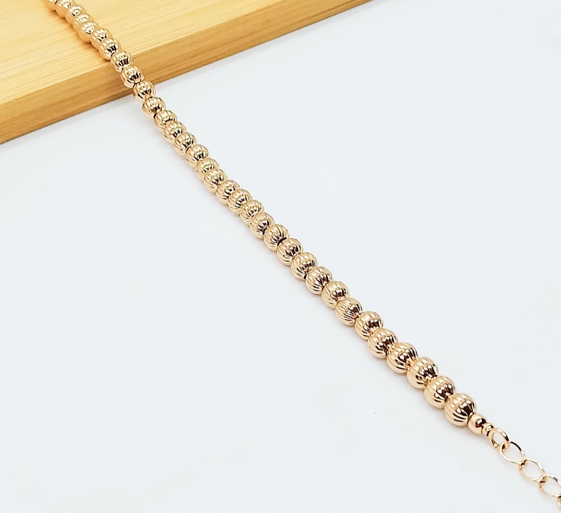 Rose Dorika Kesim Top Bileklik 