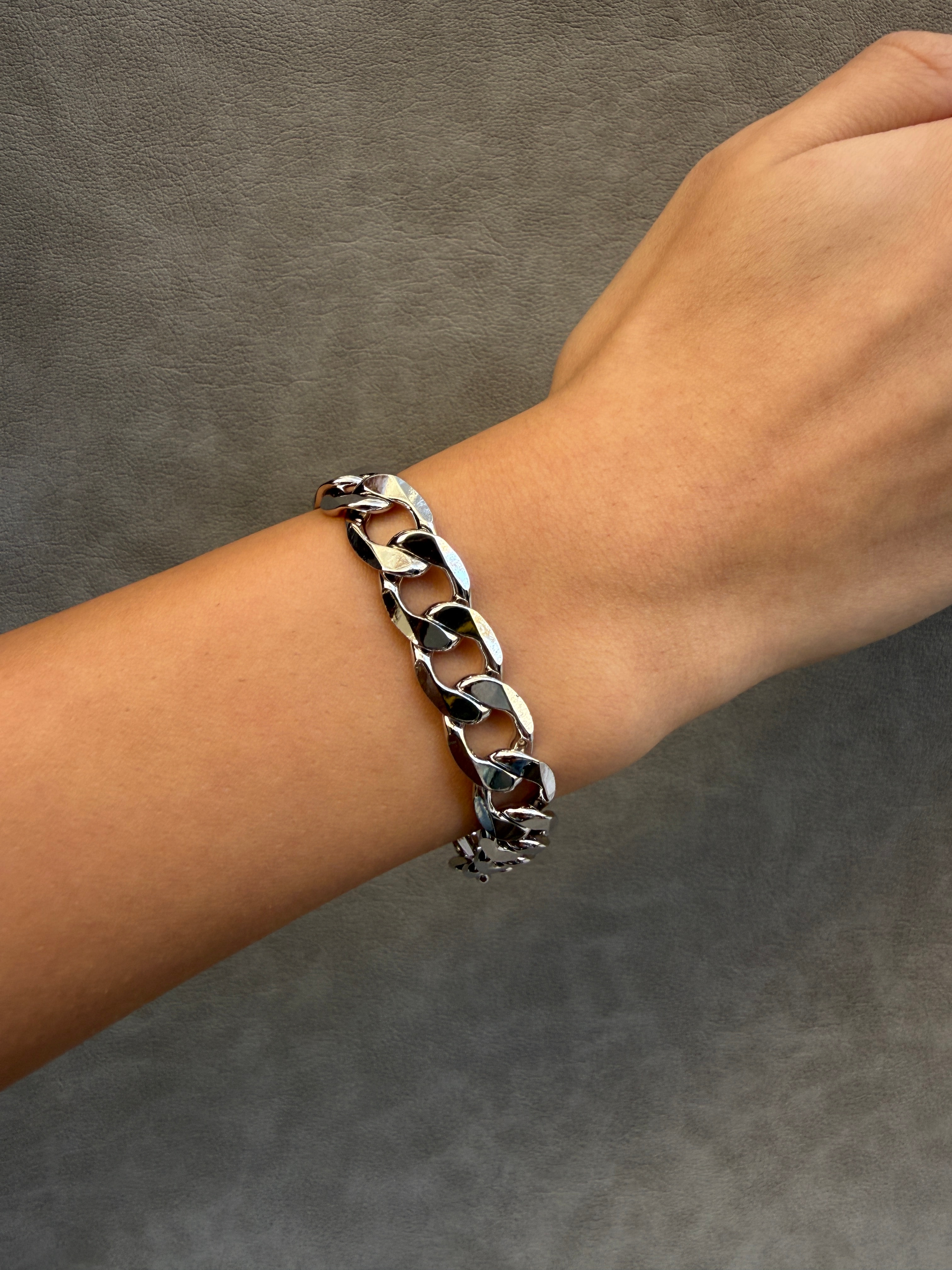 Klasik Kalın Zincir Bileklik