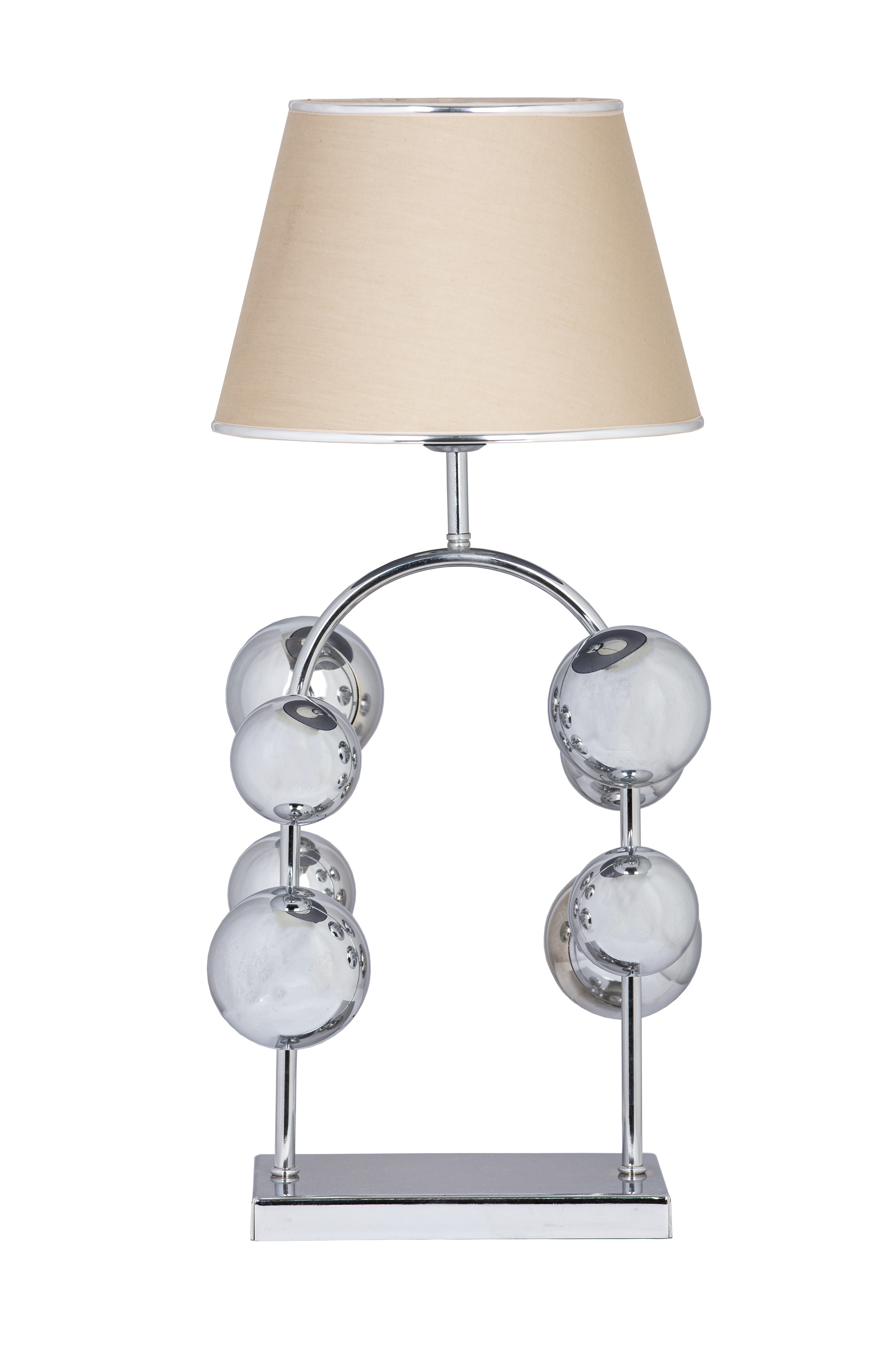 8 BALL CHROME PLATED TABLE LAMP WITH LEG | AVİZADE - NAVY BLUE