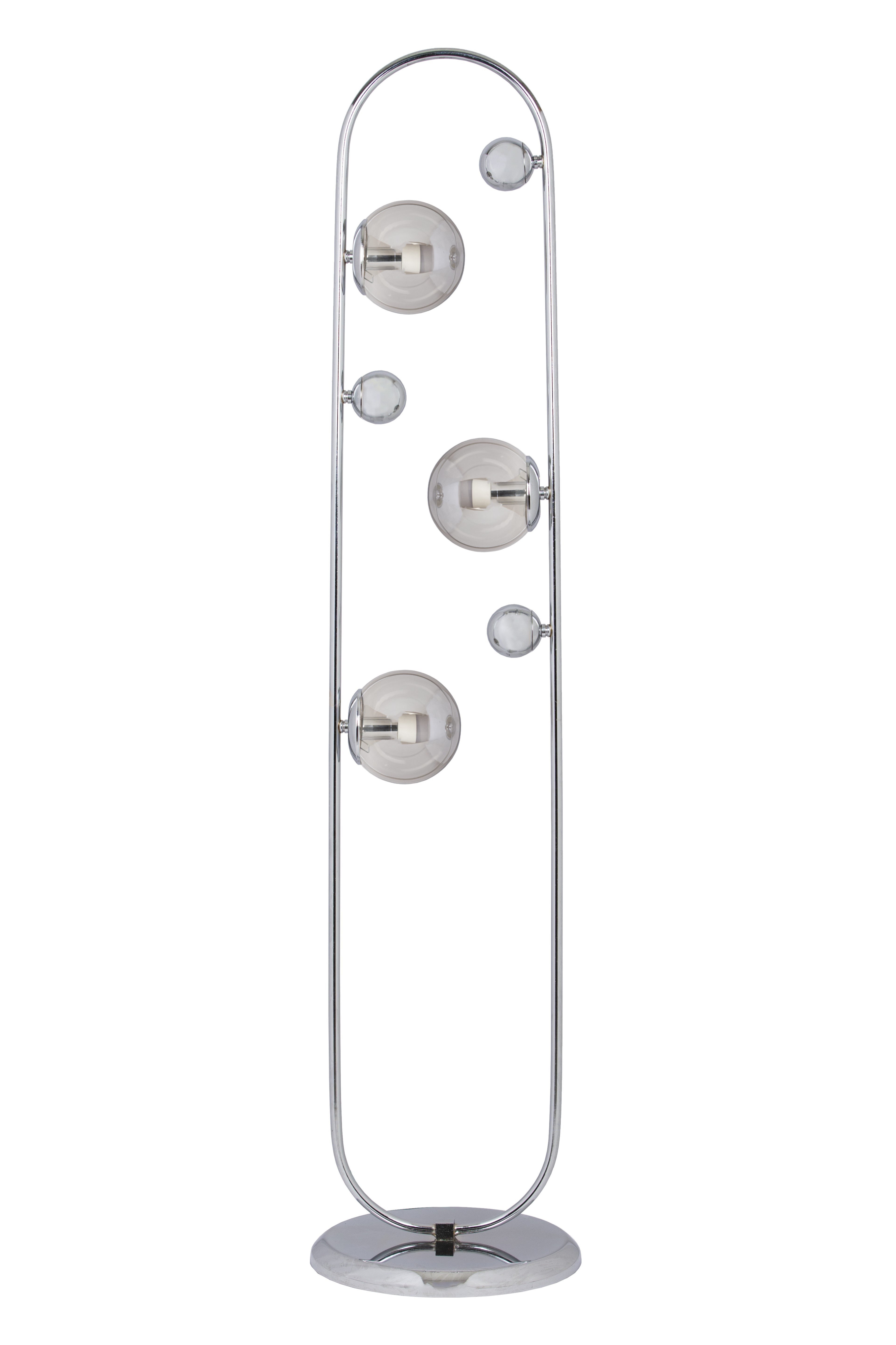 3 GLASS STANDED LAMP | AVİZADE - CHROME PLATING