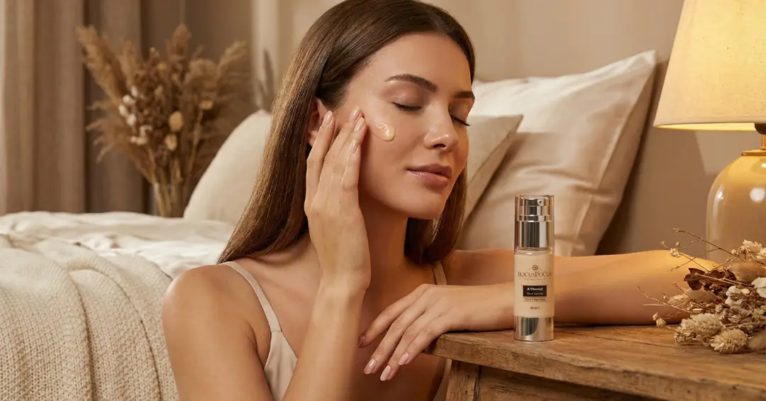 Hocus Pocus A Vitamini Gece serumunun içinde %0,5 Retinol bulunmaktadır.