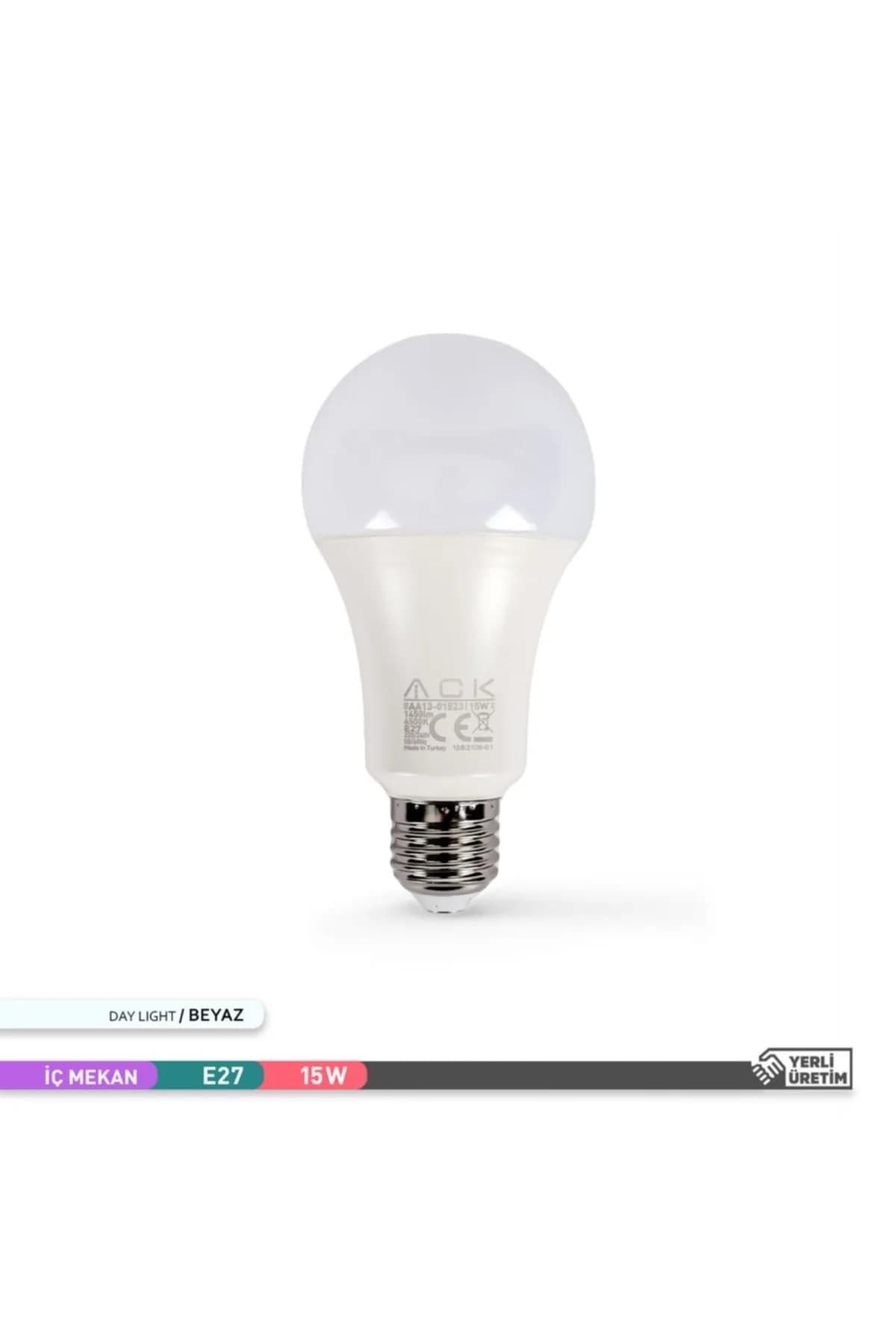 Led Ampul 15 W E-27 6500k Beyaz Işık - Aa13-01523