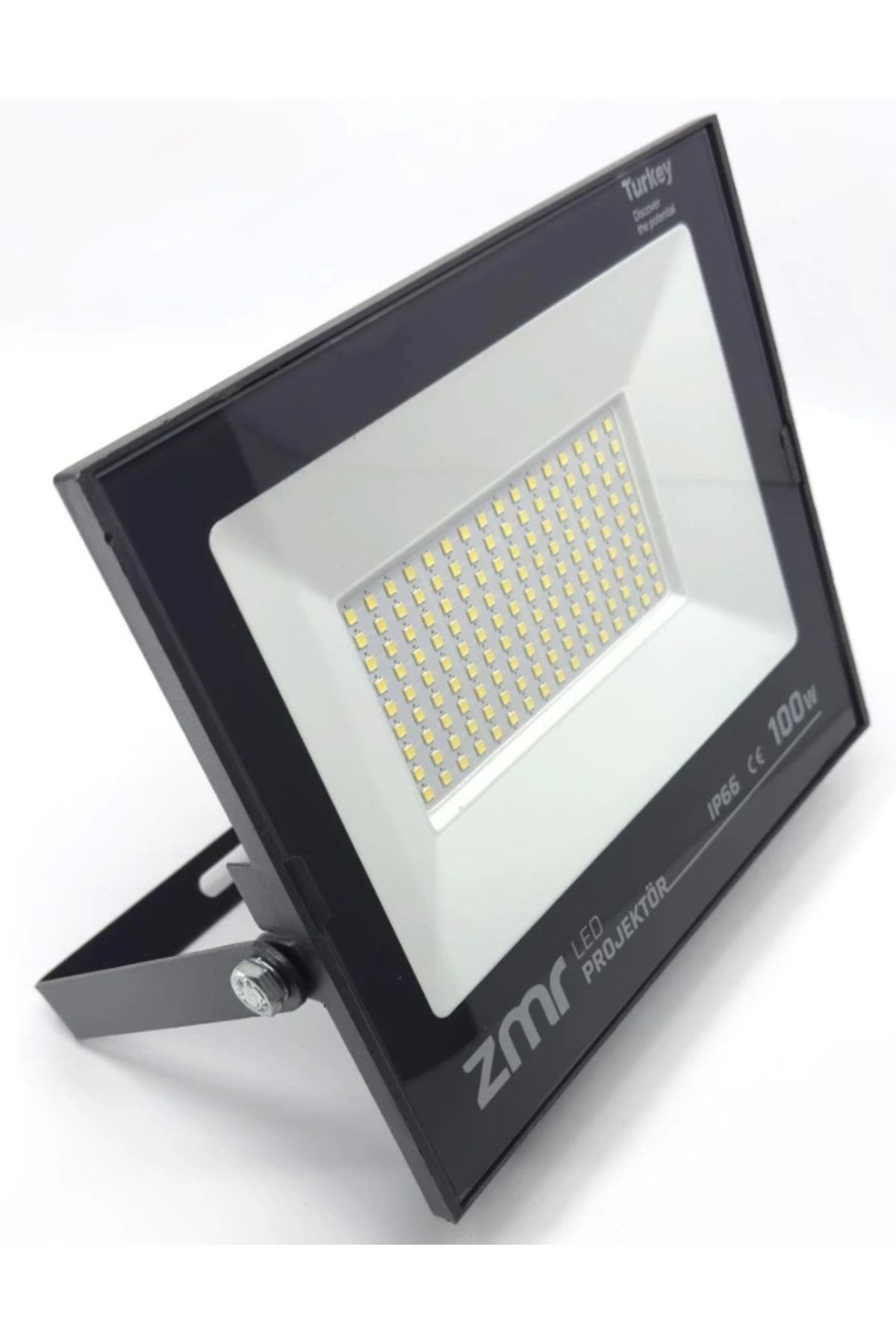 100w Ultra Slım Led Projektor 6500k Beyaz Işık