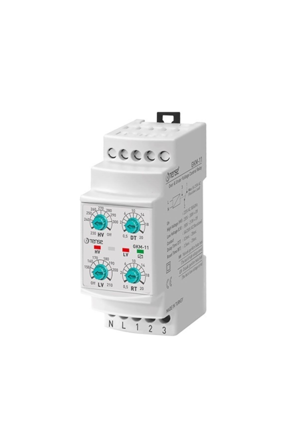 Gkm-11 Monofaze Aşırı-düşük Gerilim Kontrol Rölesi Ray Tipi