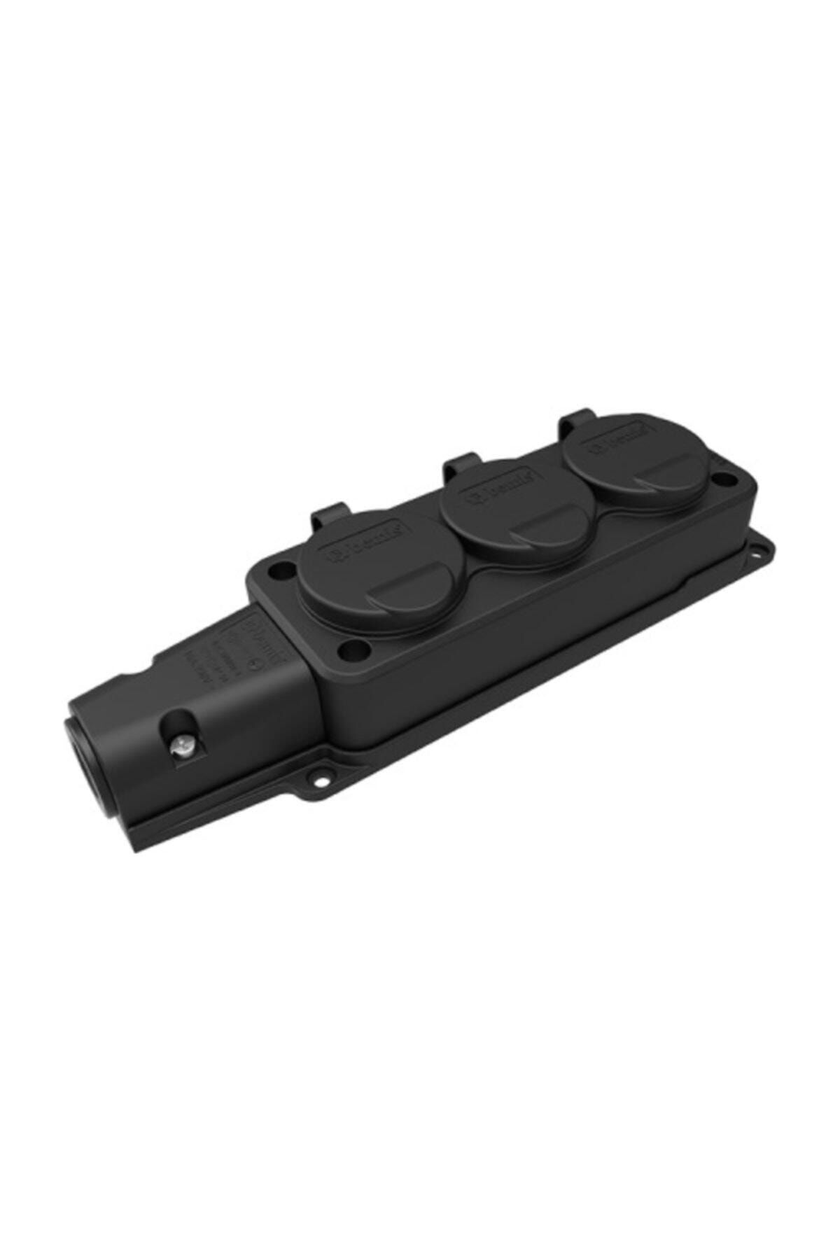 Bk1-1402-3613 Kauçuk 3lü Grup Priz 1x16a 220v Ip54