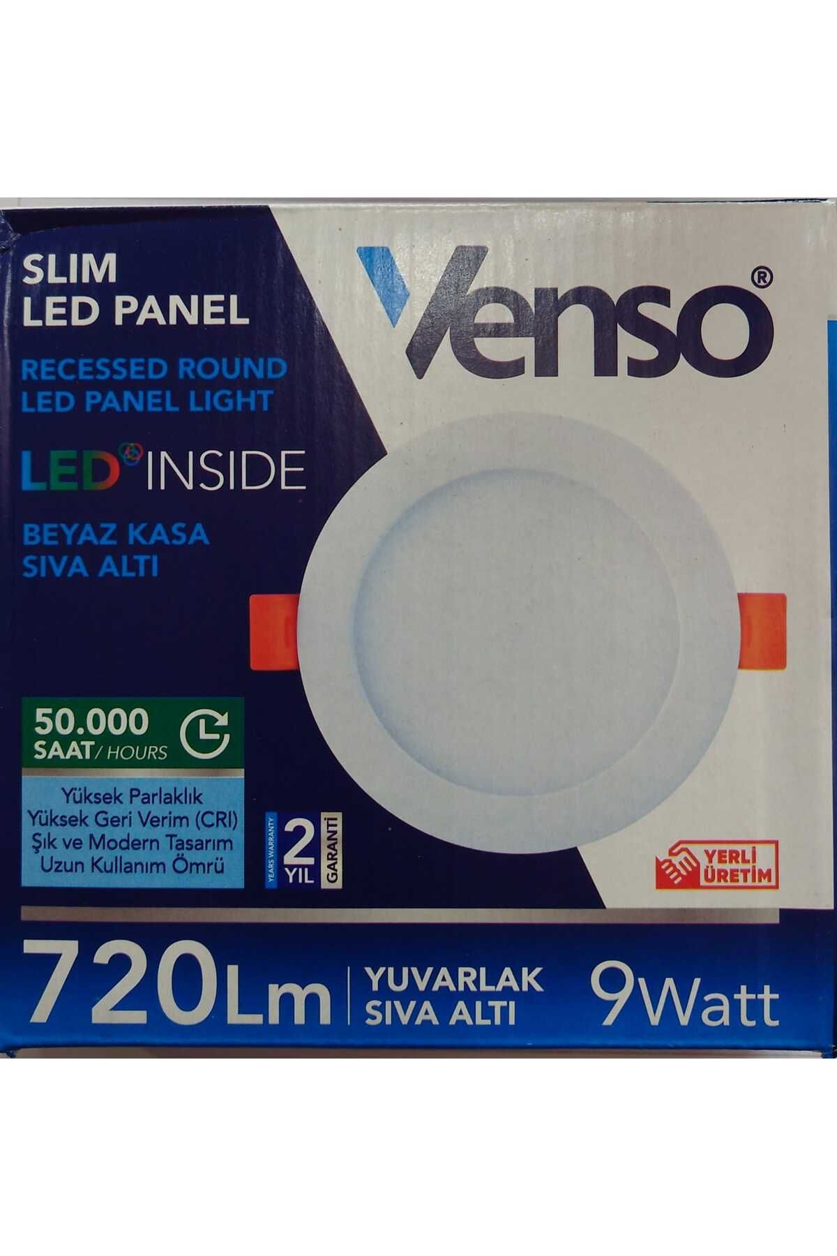 Slım Led Panel 9watt 6500 K Beyaz Işık