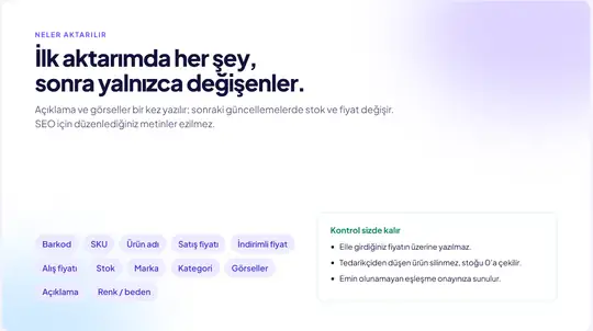 XML Fiyat ve Ürün Entegrasyon ekran görüntüsü 3