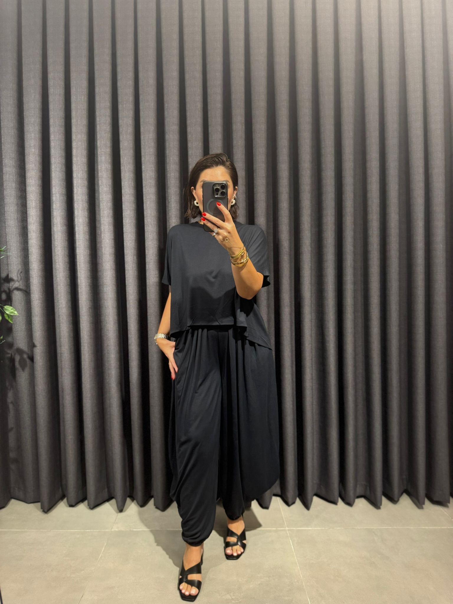 Modal Kumaş Şalvar Model Takım