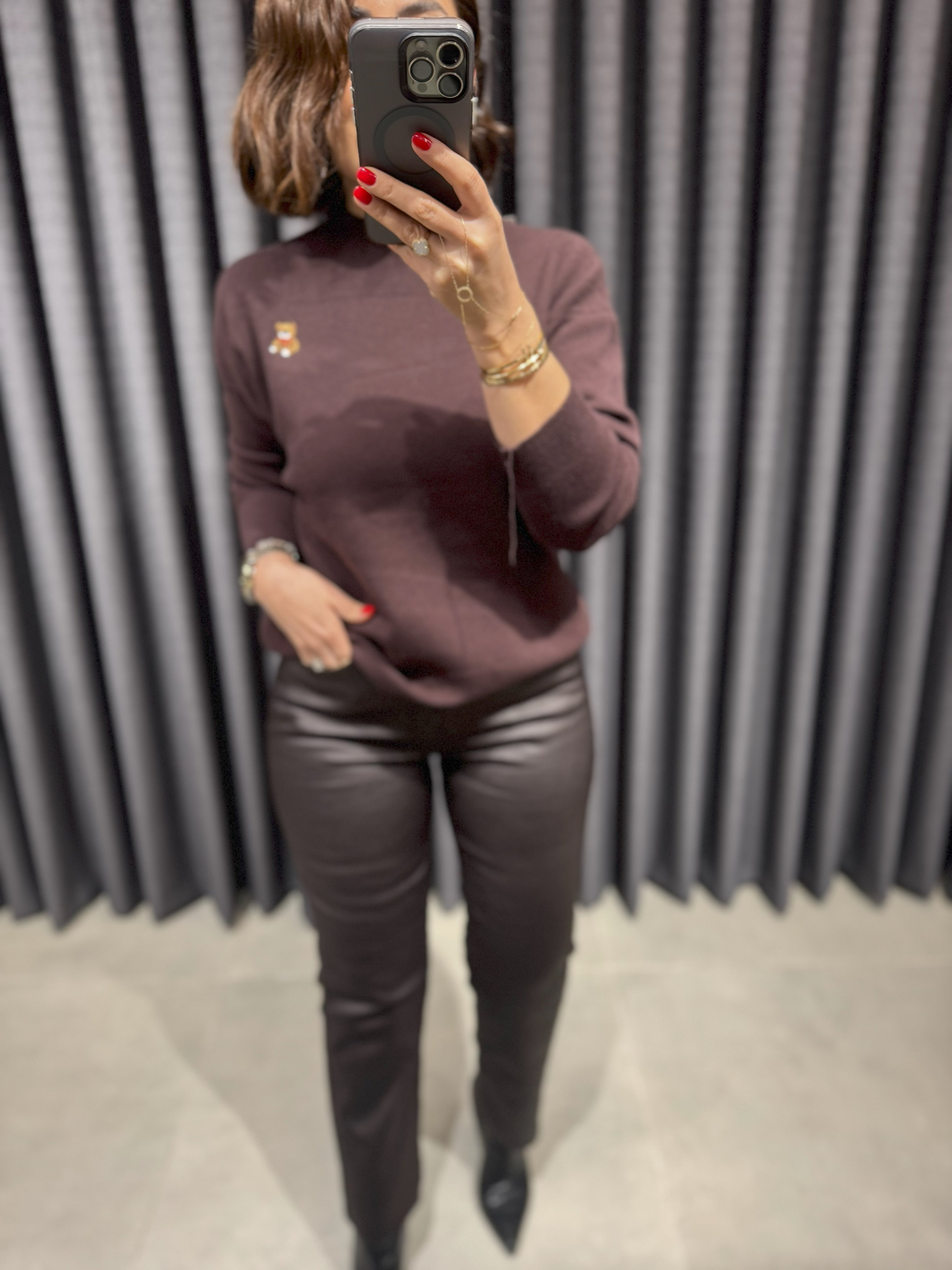 Acı Kahve Mum Pantolon 