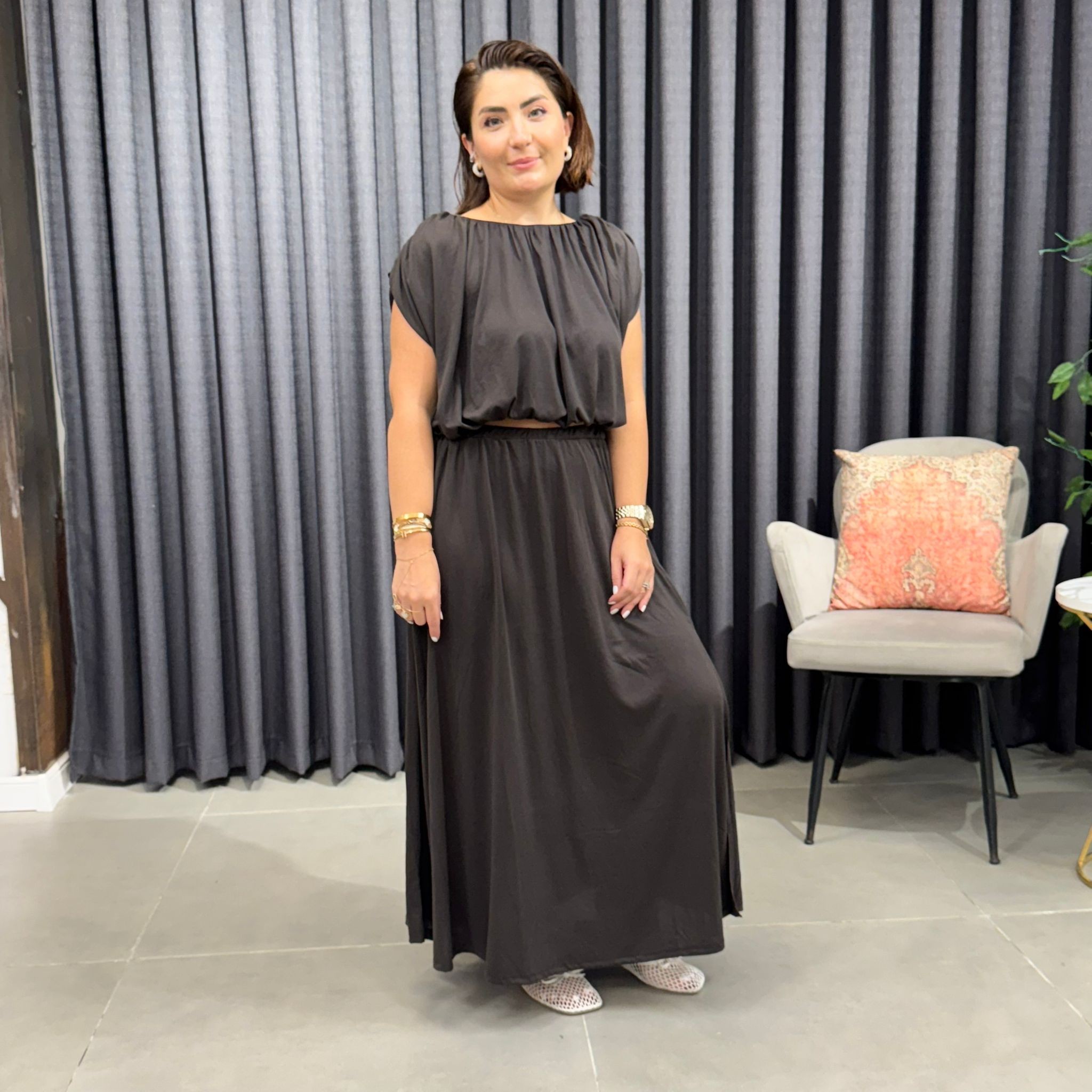 Modal Kumaş Etekli Takım