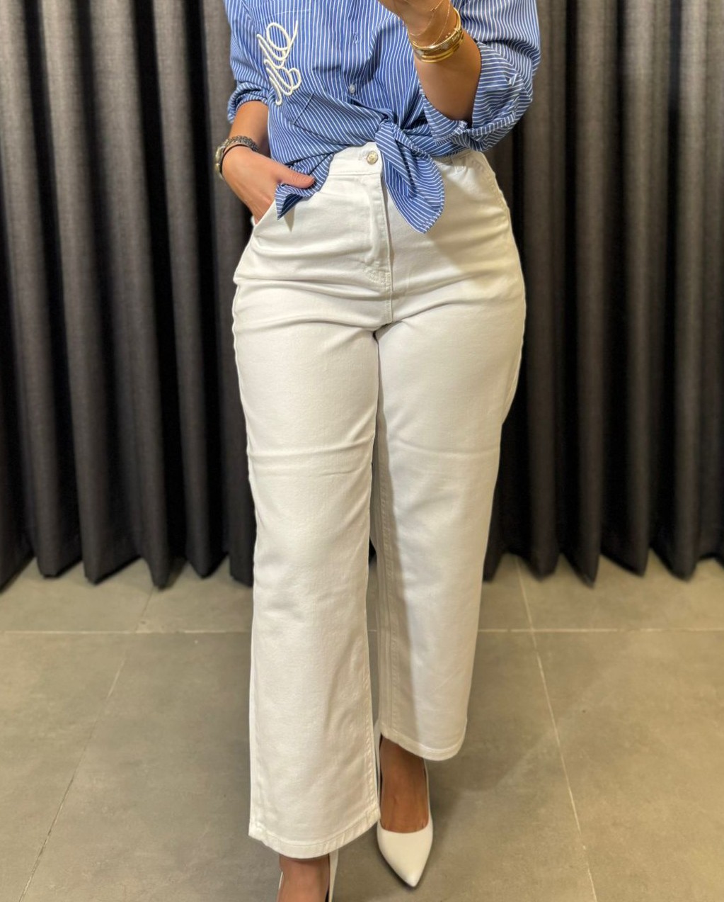Beyaz Mom Jeans