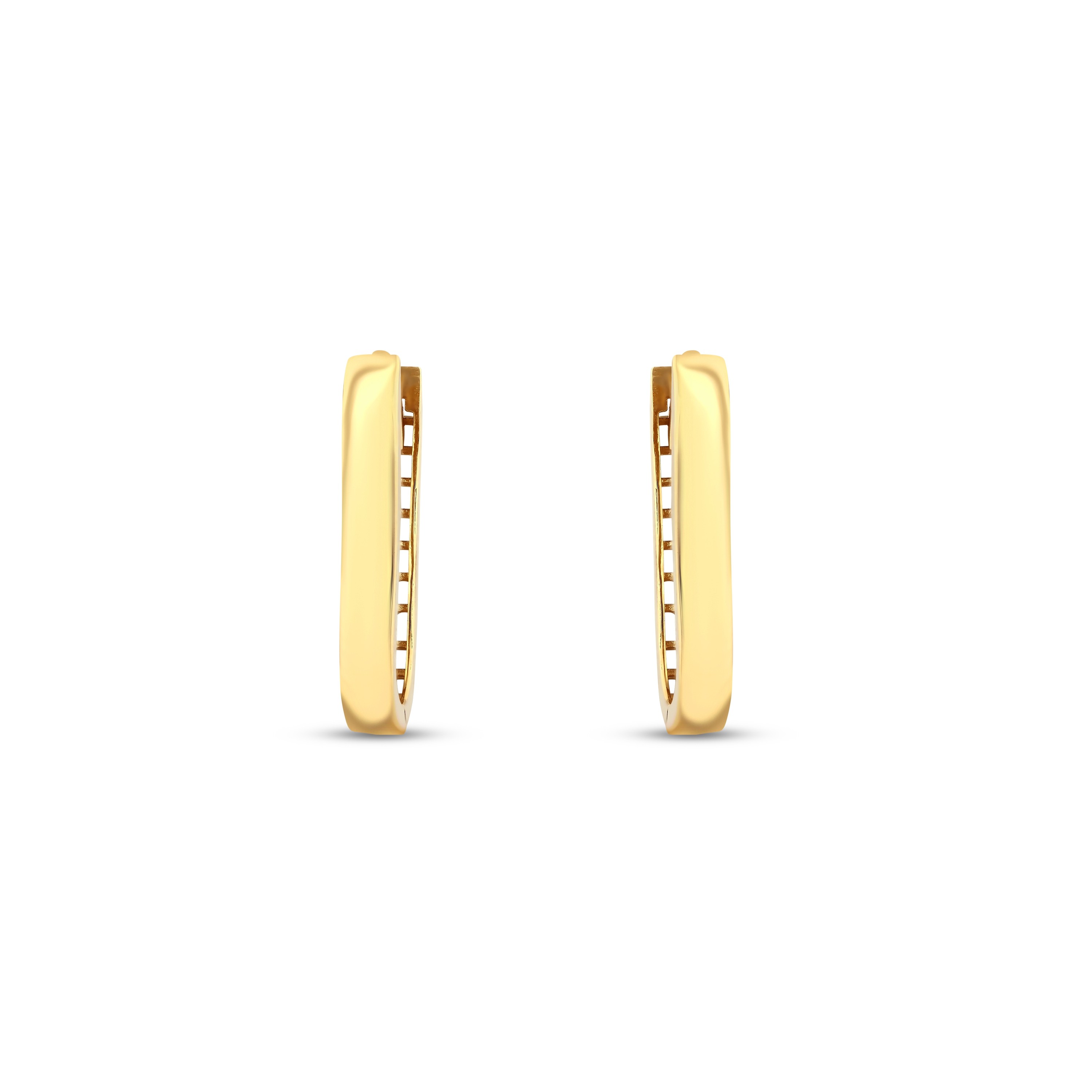 Golden Curved Küpe