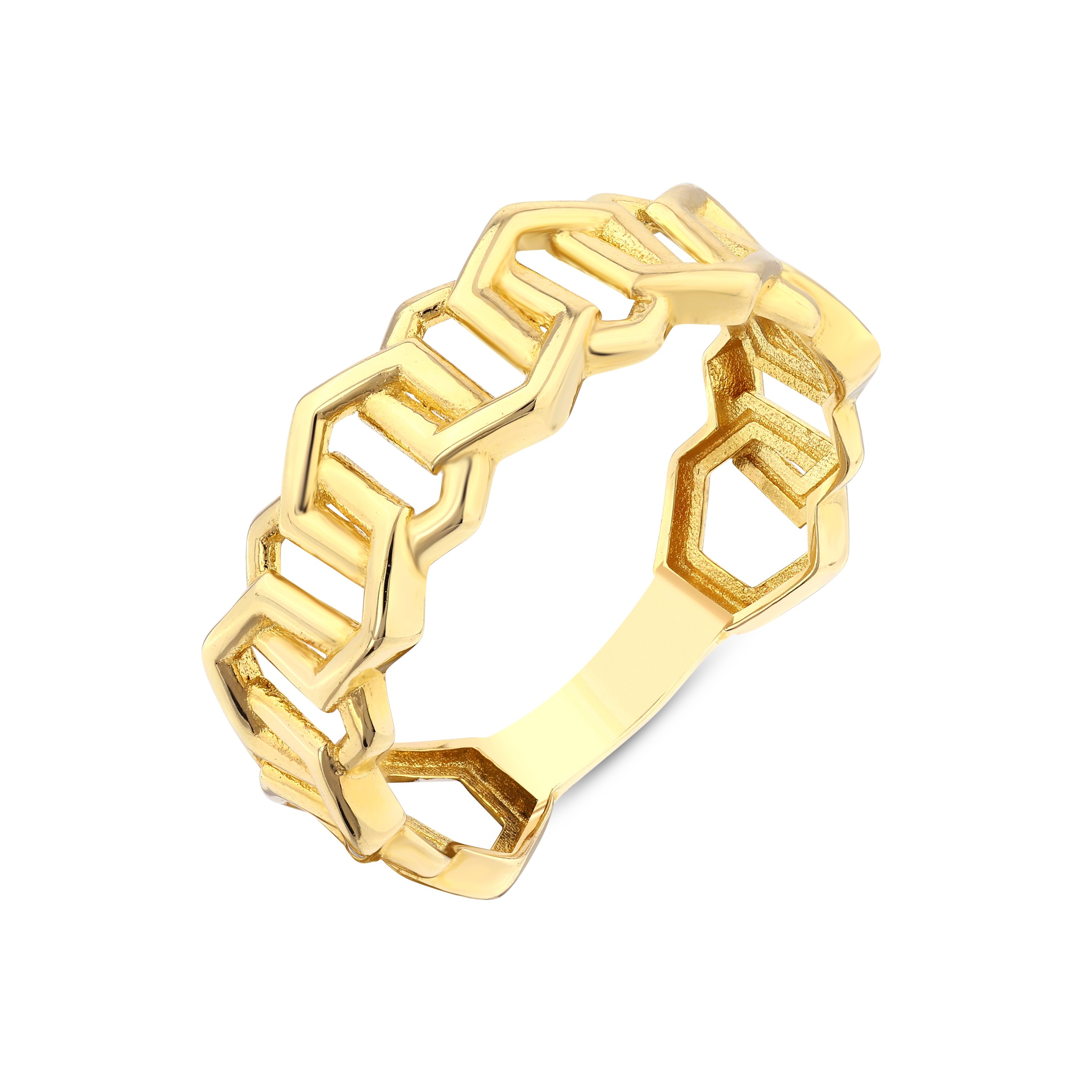 Hexagon Link Yüzük
