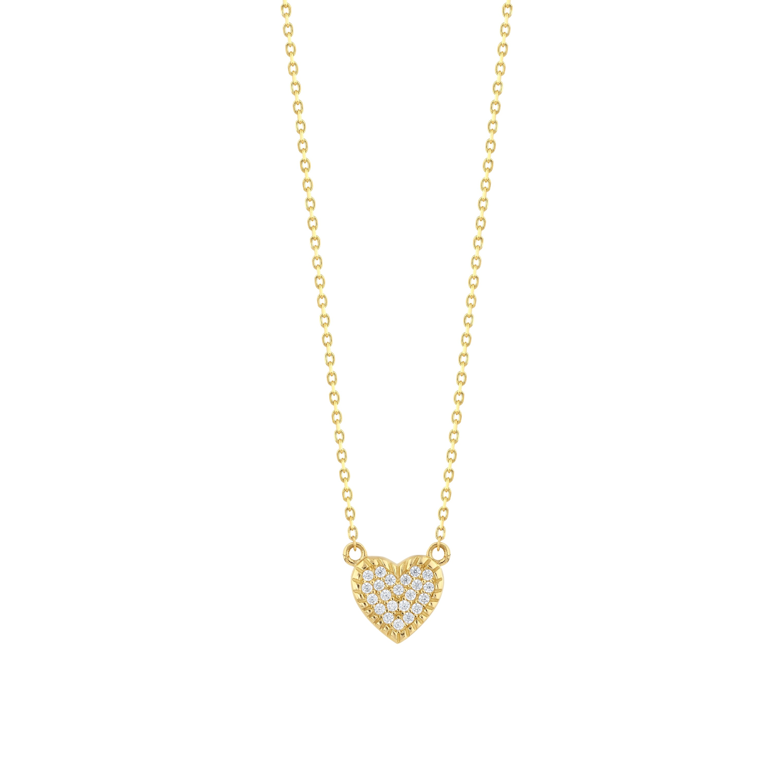 Crystal Heart Kolye