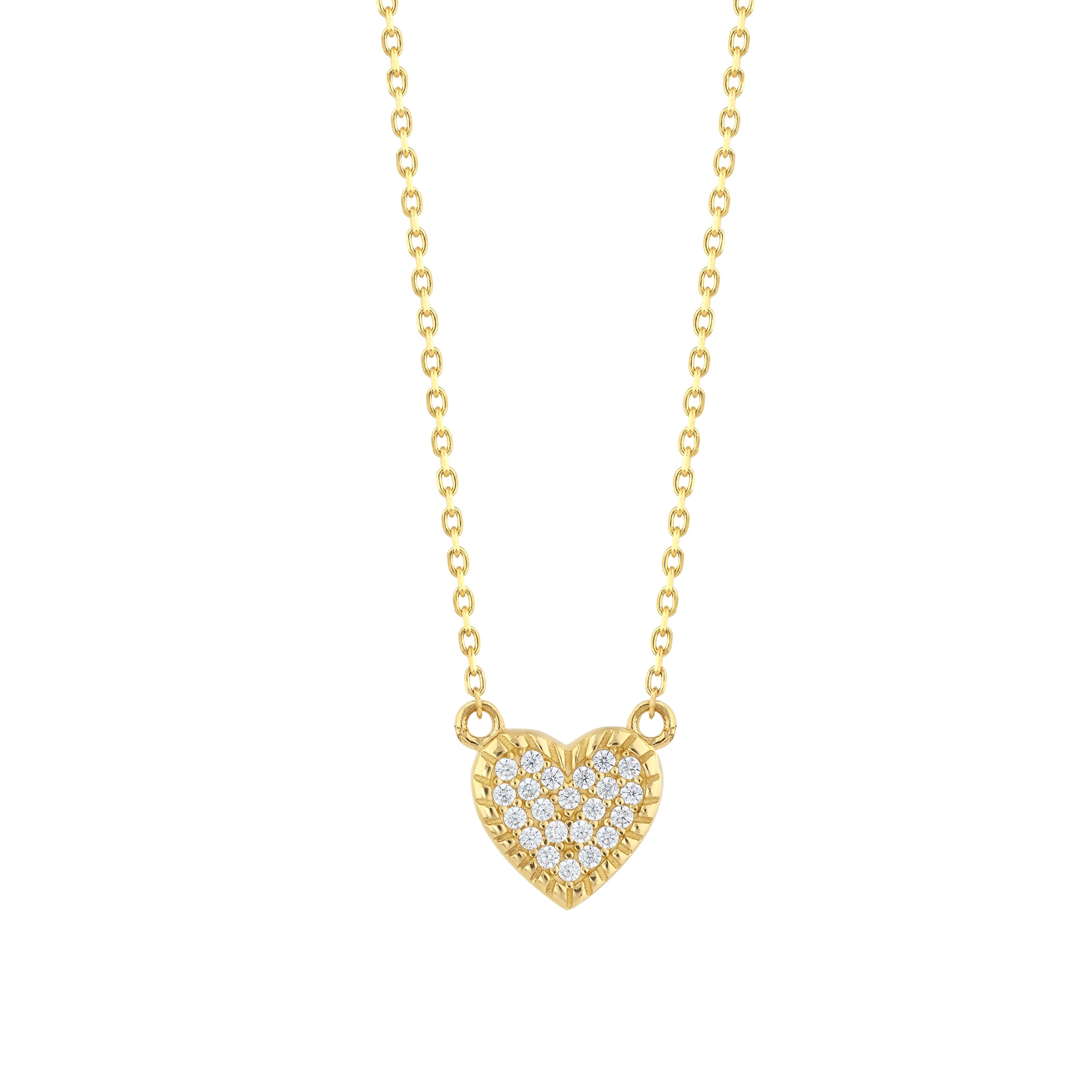 Crystal Heart Kolye