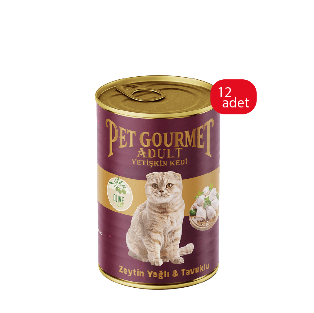 Yetişkin Kedi Zeytin Yağlı ve Tavuklu Tam Besleyici Mama