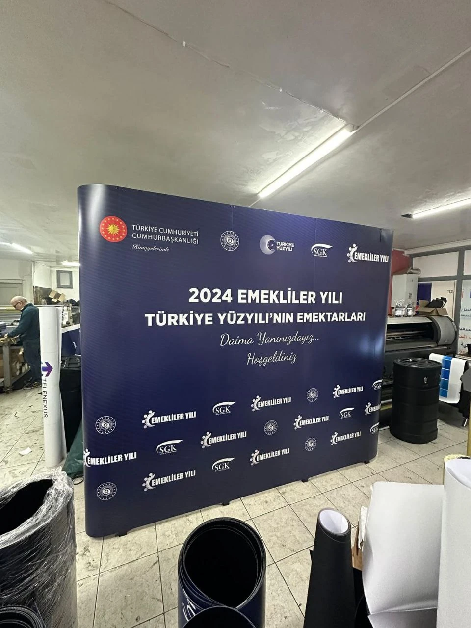 ÖRÜMCEK STAND 3x3  DÜZ