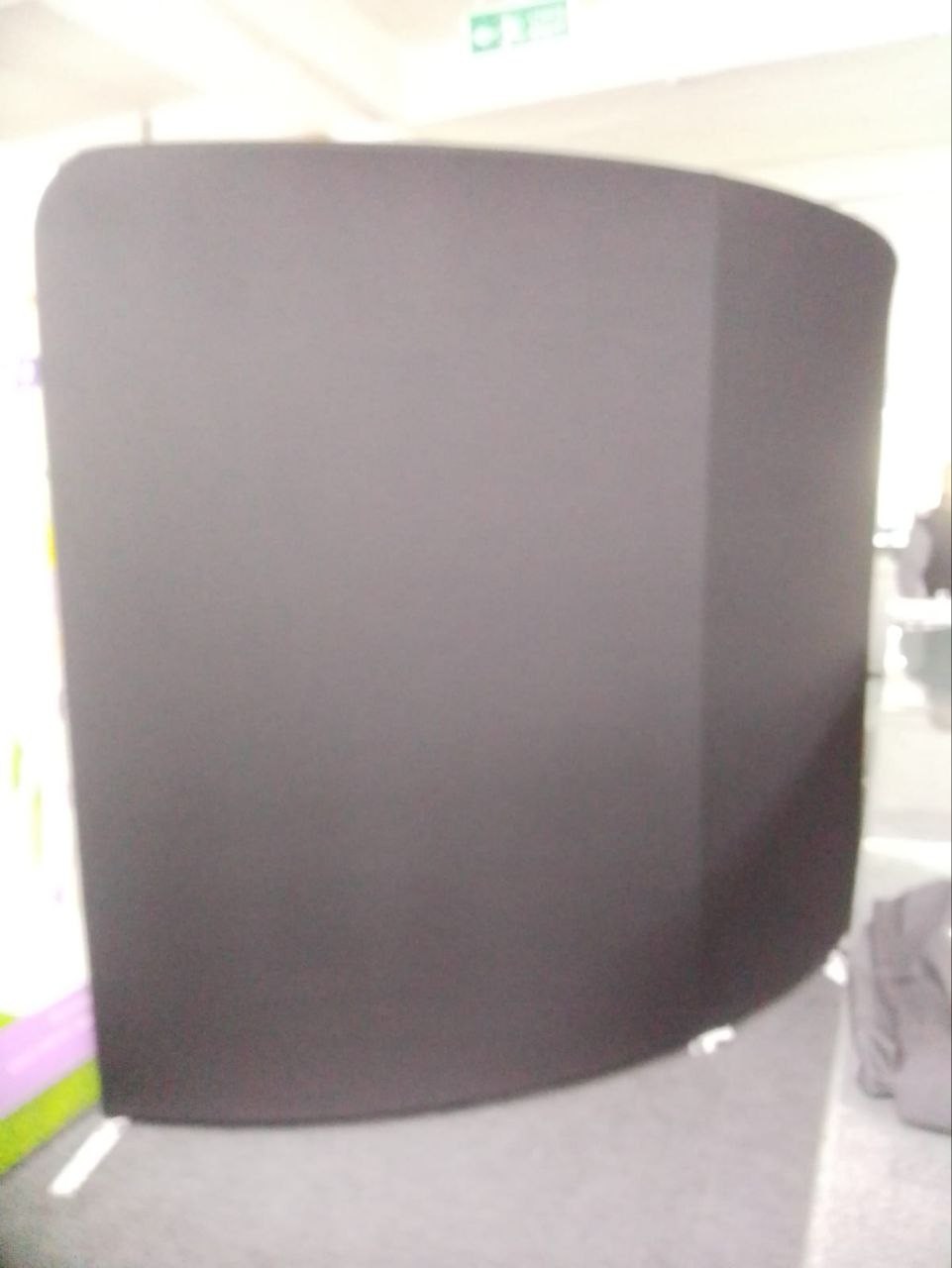230 x 230 cm OVAL Bez -Boru Stand  Back Drop