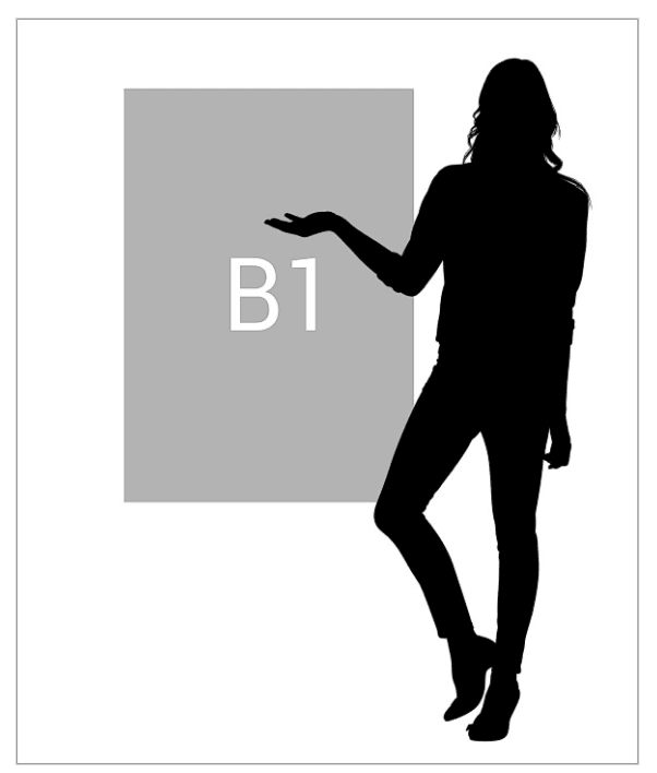 B1 Boyut 70 x 100 cm