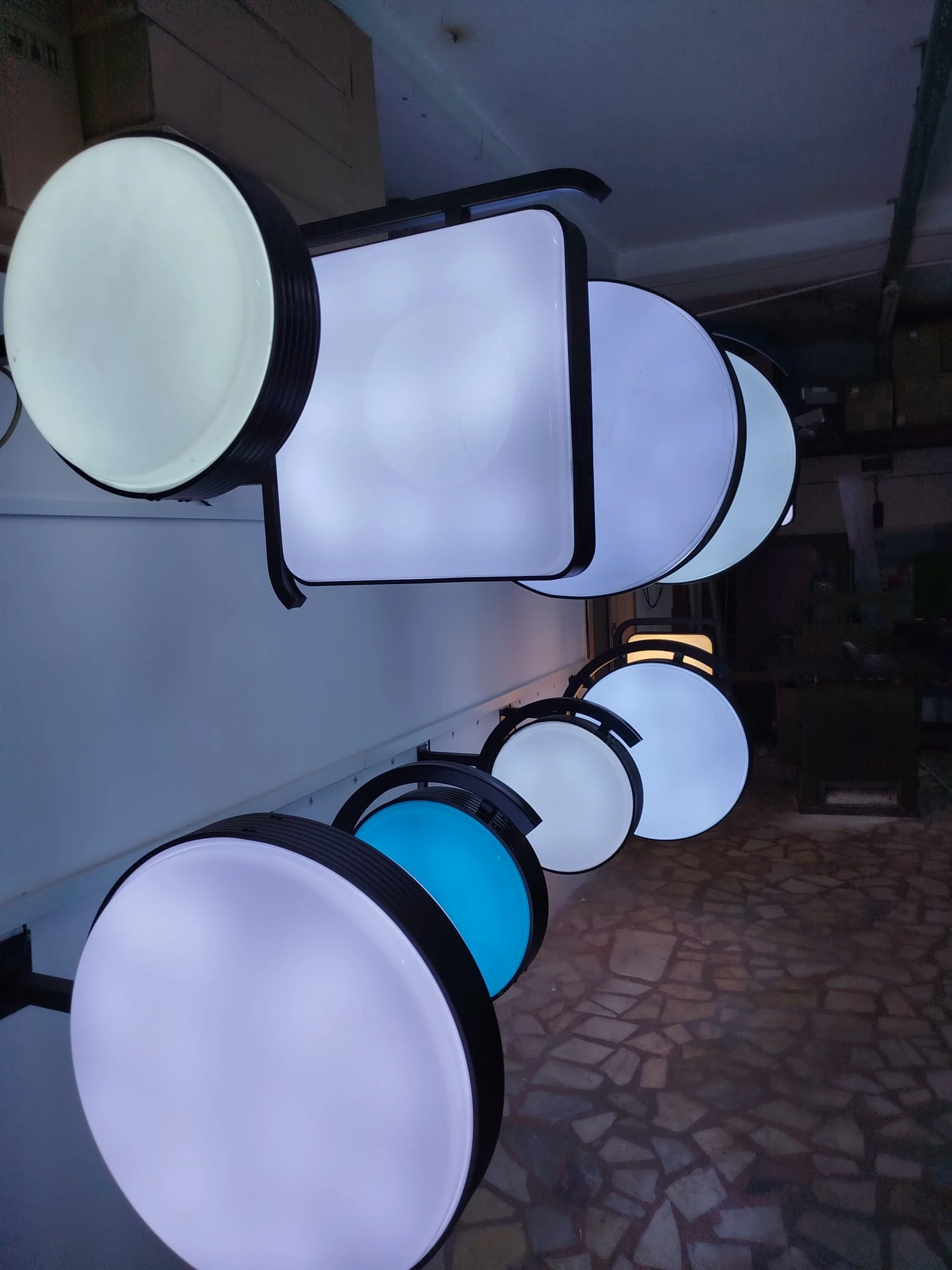 Fener Tabela Işıklı Tek Ayaklı  