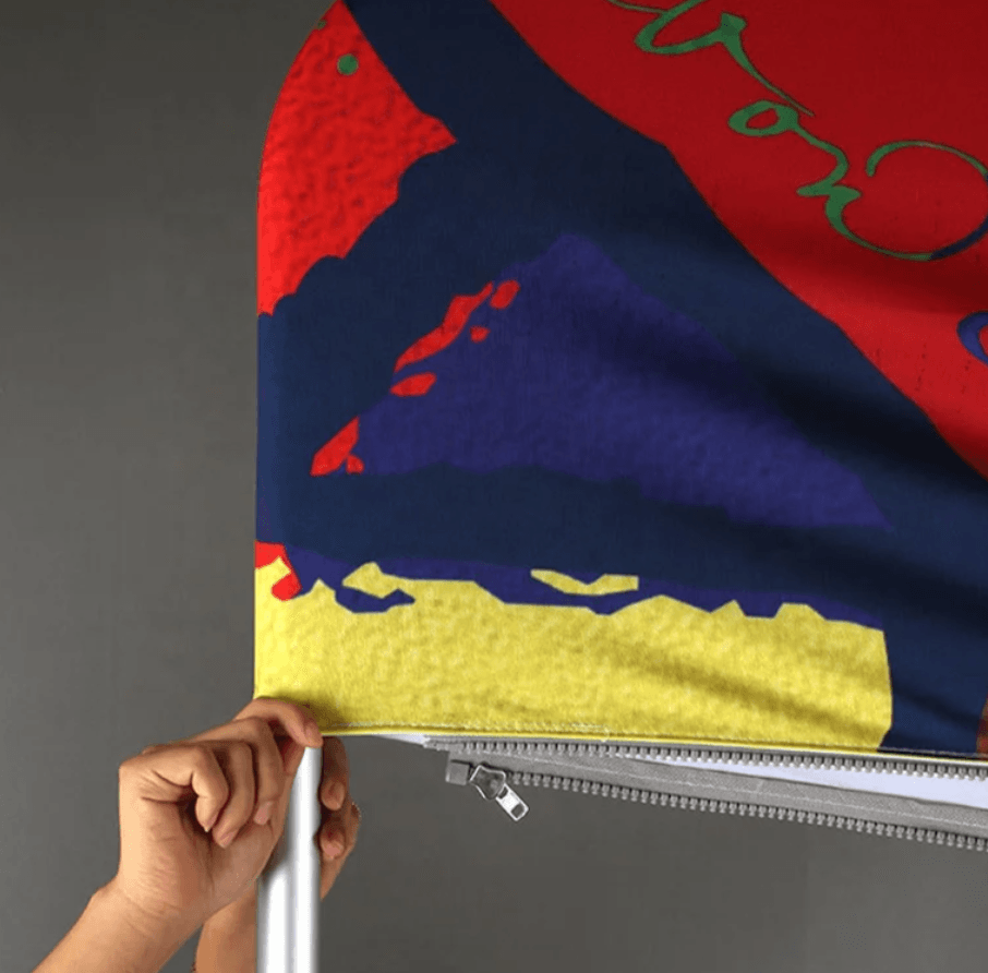 230 x 230 cm OVAL Bez -Boru Stand  Back Drop