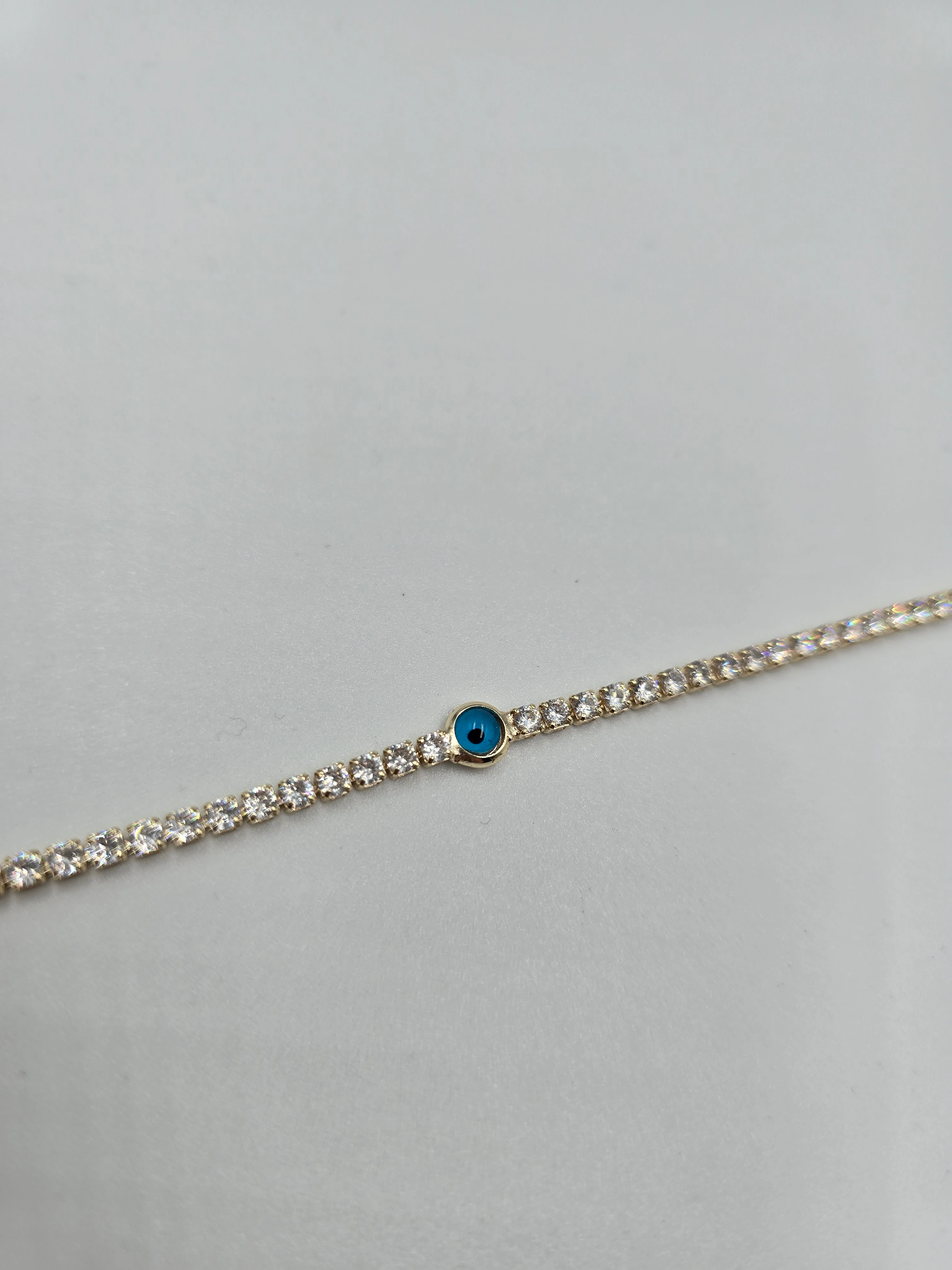 Su Yolu Minimal Nazar Bileklik