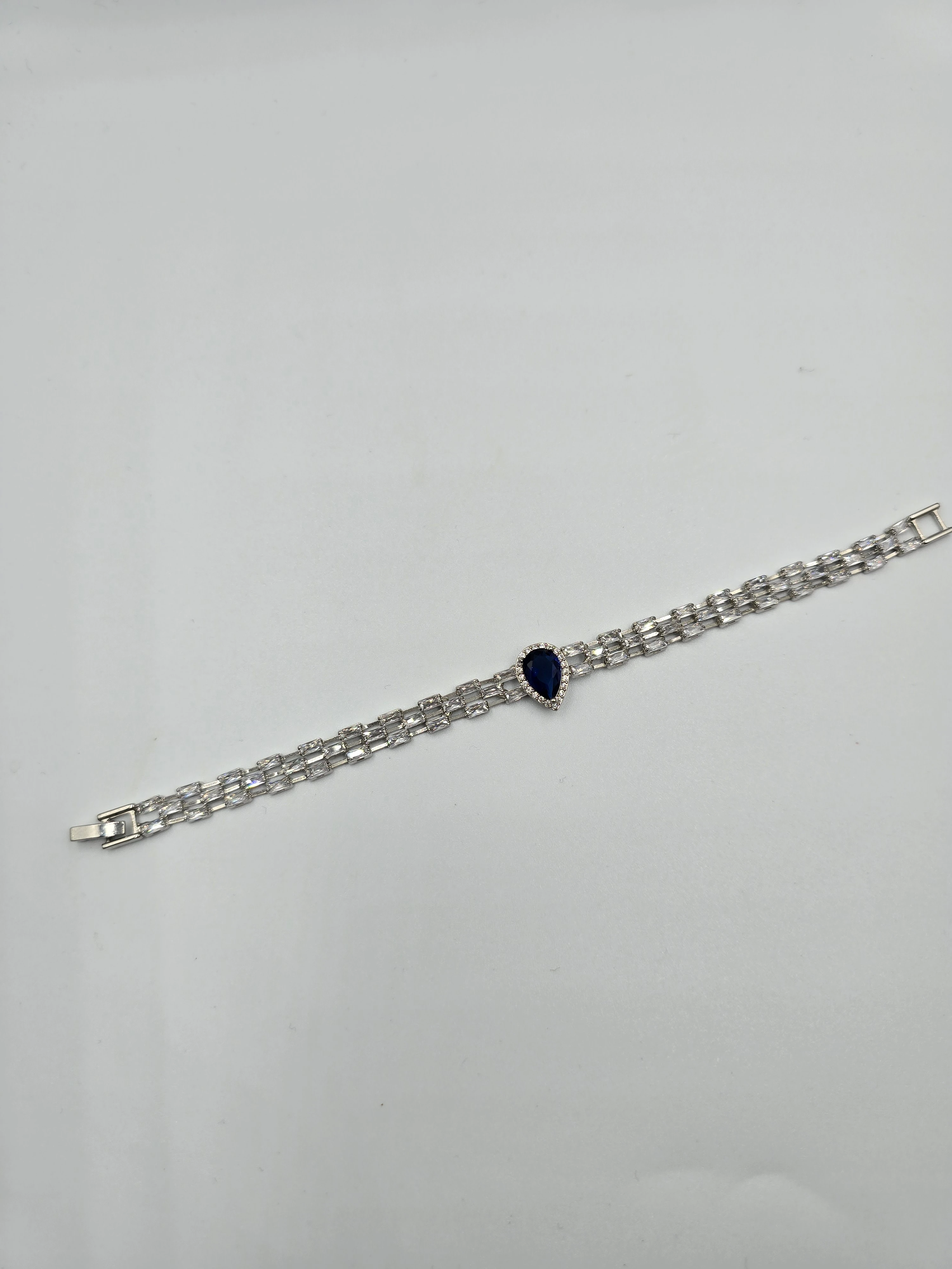 Damla Mavi Zirkon Taş Bileklik