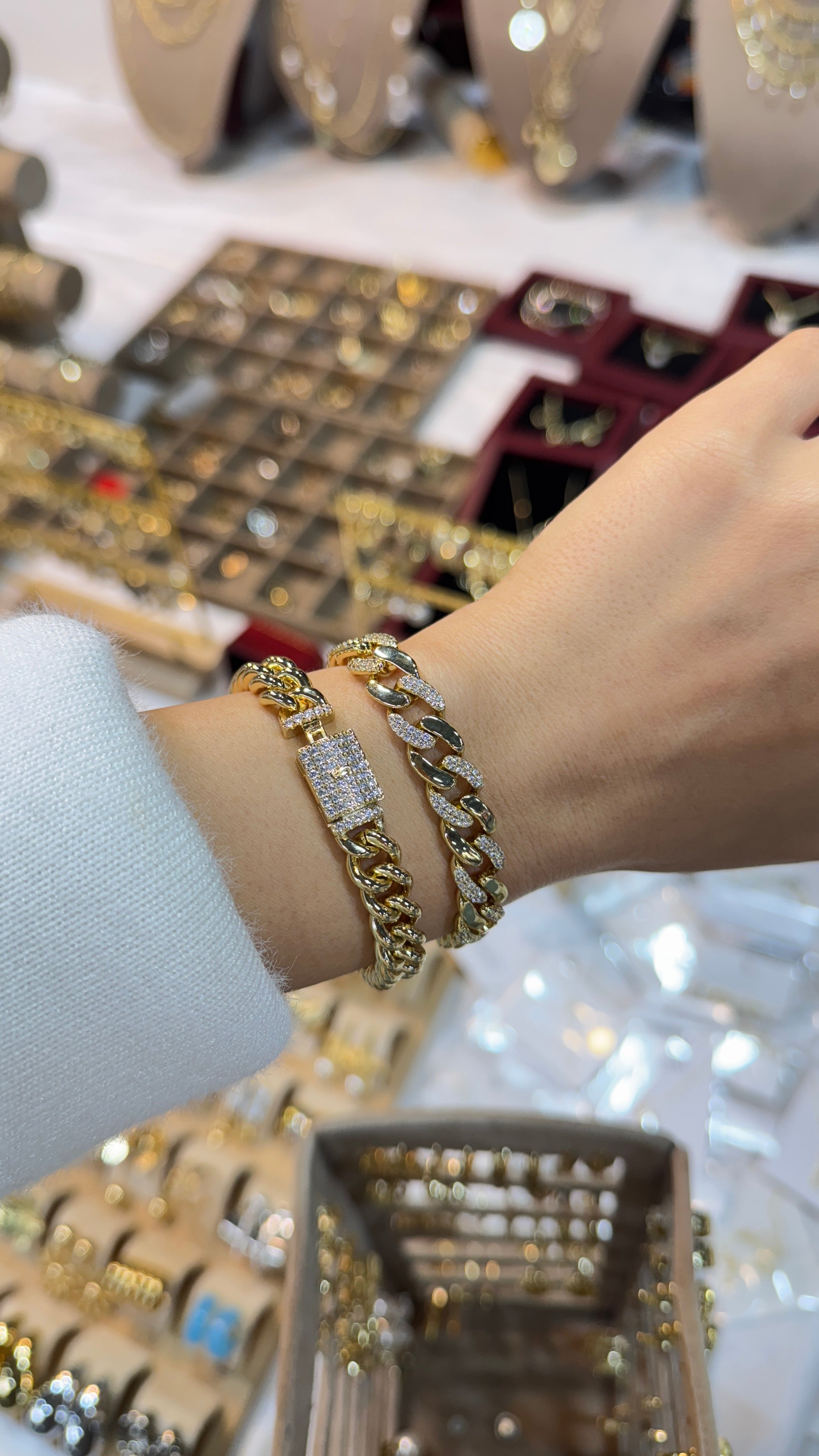 Gurmet 14k Altın Kaplama Tasarım Bileklik
