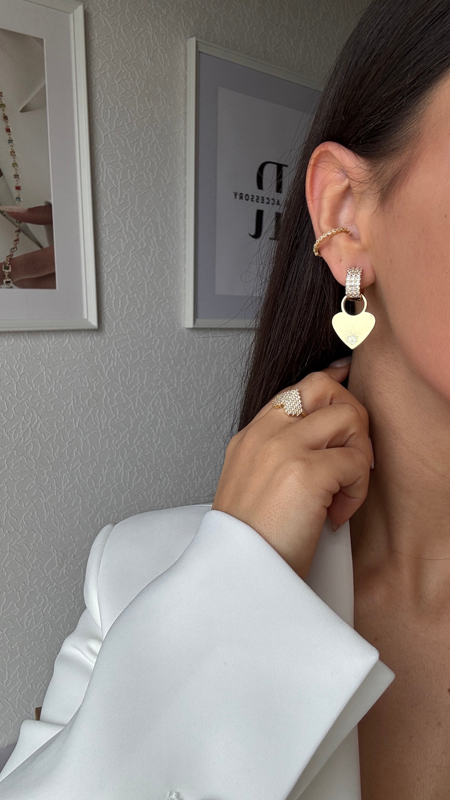 BE LOVE KÜPE 14K GOLD KAPLAMADIR