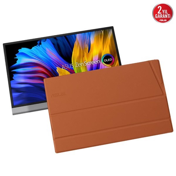 Asus Zenscreen MQ13AH 13.3 OLED  1920X1080 1ms 400CD Mini-Hdmı Usb-C 3yıl Parlak Ekran, Eyecare Taşınabilir USB Monıtor