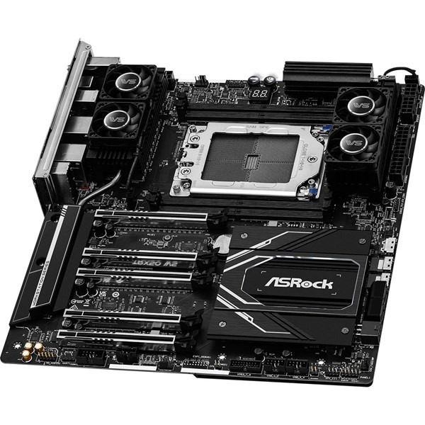 Asrock TRX50 Wıfı-6e Ws Ecc Ddr5 10-Gbe Lan Pcıe 5.0 STR50 Atx Anakart