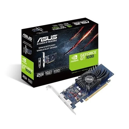 Asus GEFORCE GT 1030 2GB 64bit GDDR5 1506MHz OC HDMI DP Low Profile (GT1030-2G-BRK) EKRAN KARTI
