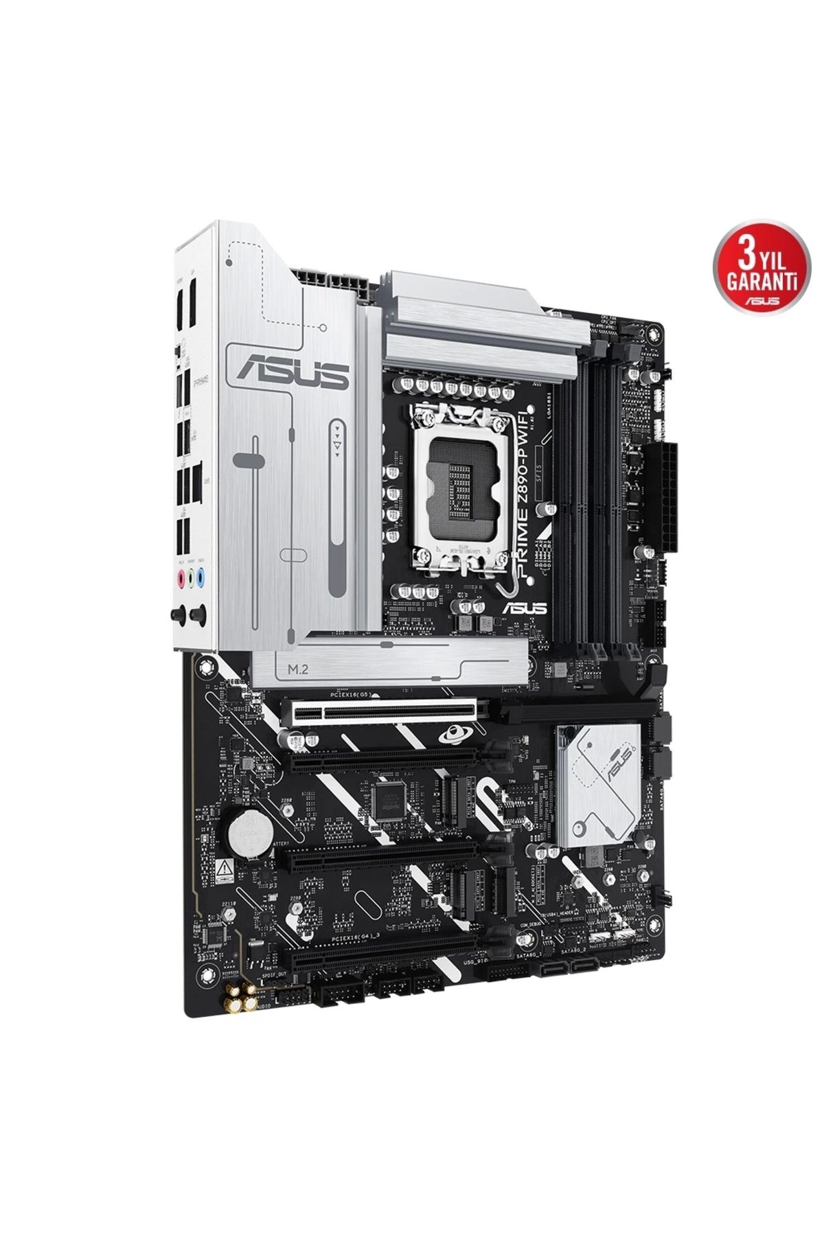 Prıme Z890-p Wıfı Intel Z890 Lga1851 Ddr5 7600 Dp Hdmı Usb4 4x M2 Usb3.2 Wifi 7 Atx 14 1 2 1