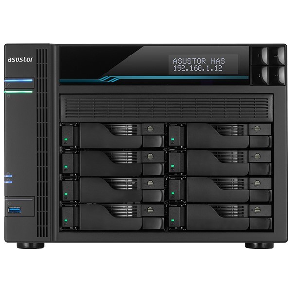 Asustor AS6508T 8 Slot Tower Nas I-2.1GHz Quad 8gb Ddr4 2x10GBE 2x2.5gbe