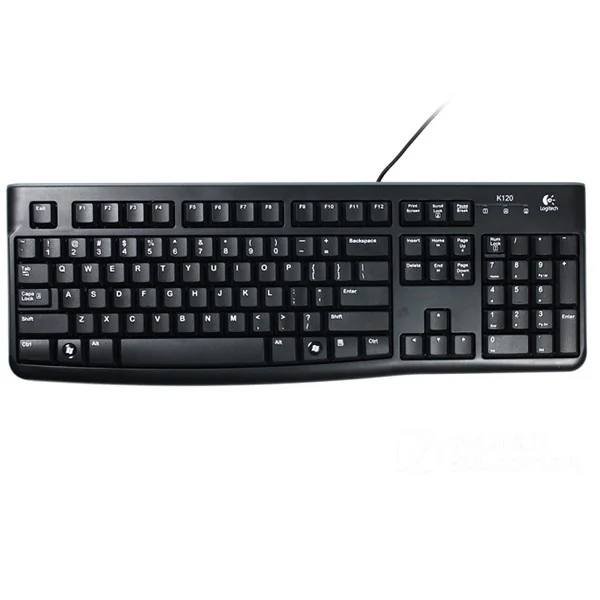 Logitech K120 USB Kablolu Türkçe Q Klavye - Siyah