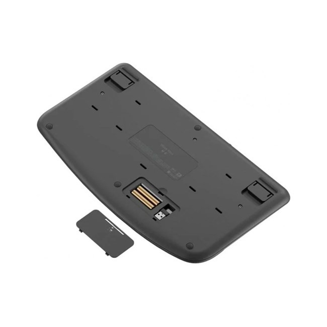Logitech Wave Keys Kablosuz Bluetooth Dolgulu Avuç İçi Destekli Ergonomik Türkçe Q Klavye - Siyah