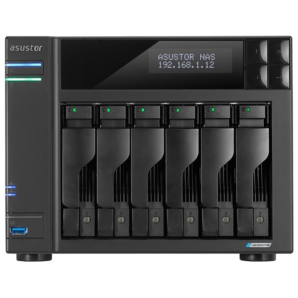 Asustor AS6706T Intel N5105 6 Yuvalı (6X22TB Destegı) 8gb DDR4(16GB Ram Destegı) M.2 X4 Pcıe X1 2.5gbe X2 USB 3.2 X3