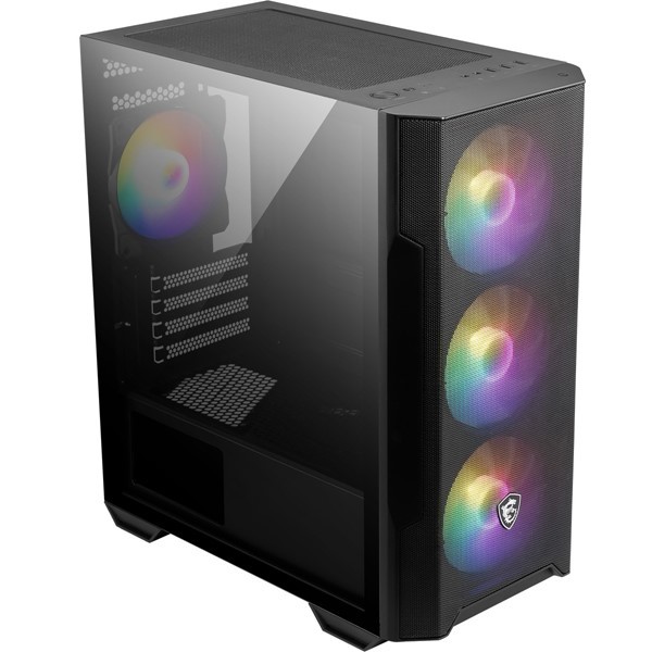 MSI Mag Forge M100R Temperli Cam 3X120MM 1X120MM Argb Fan Matx Gaming Bilgisayar Kasası