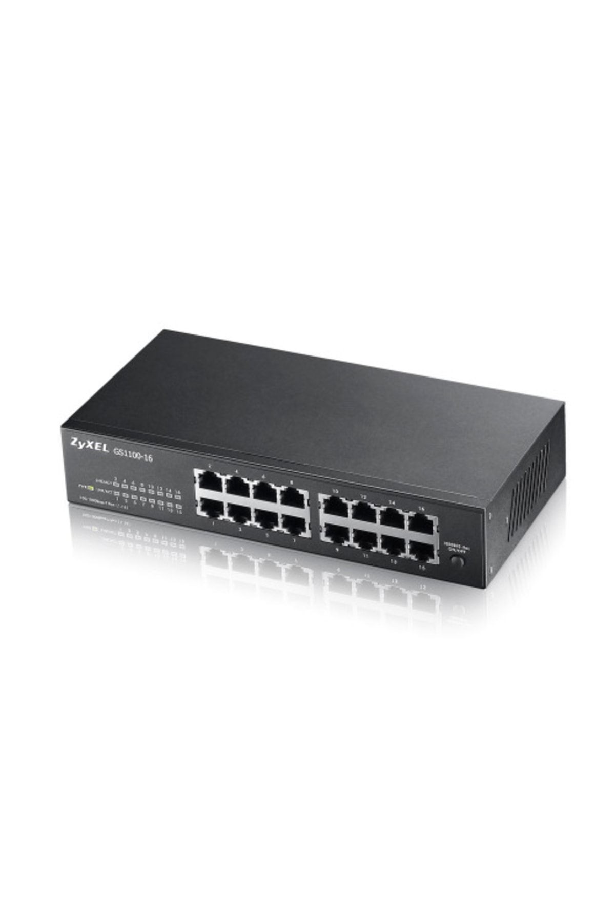 Gs1100-16 V3, 16 Port, Gigabit, Yönetilemez, Masaüstü Switch