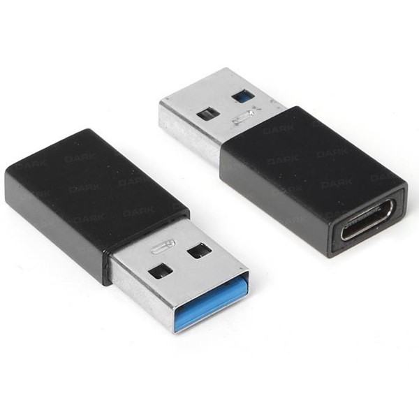 Dark USB 3.0 Type A Erkek - USB 3.1 Type C Dişi Dönüştürücü (DK-AC-U30X31)