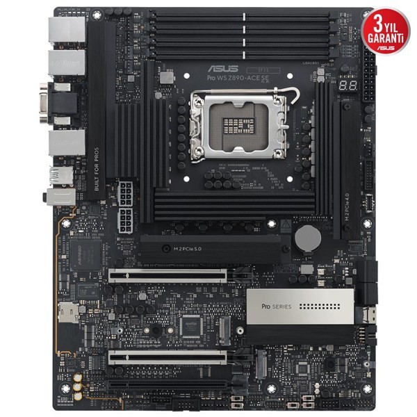 Asus Pro Ws Z890 Ace Se Ddr5 Thunderbolt-Hdmı Dp Pcıe 5.0 1851P Atx