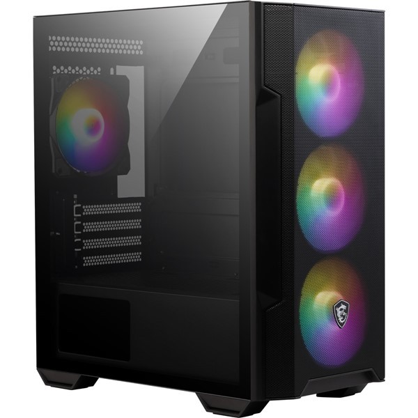 MSI Mag Forge M100R Temperli Cam 3X120MM 1X120MM Argb Fan Matx Gaming Bilgisayar Kasası