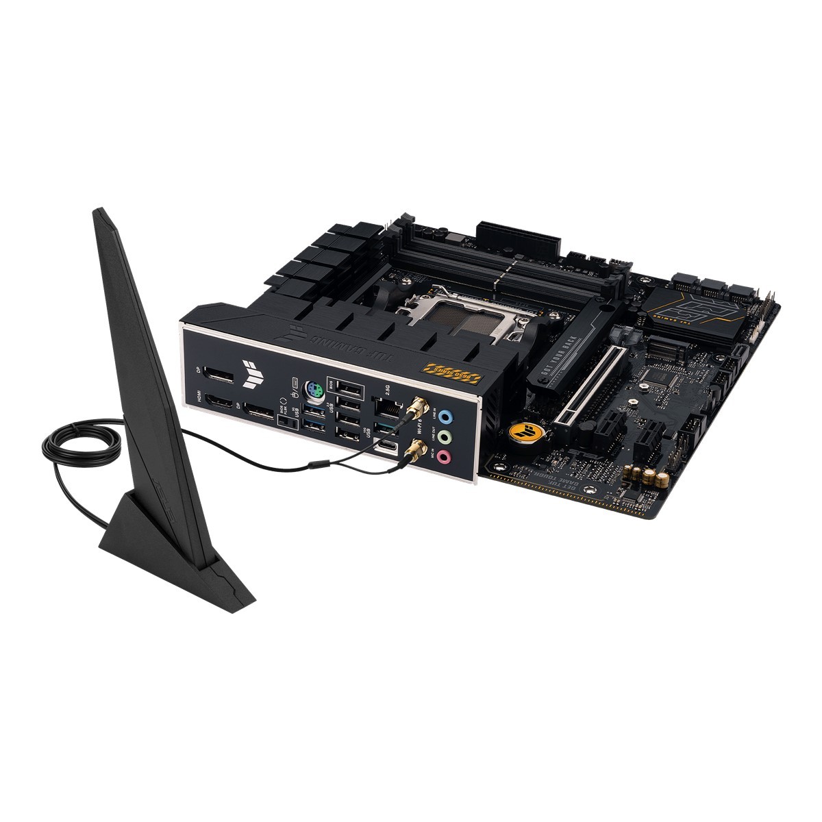 ASUS TUF GAMING B650M-E WIFI AMD B650 AM5 DDR5 6400 2xDP HDMI Çift M2 USB3.2 AX WiFi-BT AURA RGB 2.5Gbit LAN mATX 128GB kadar ram desteği ASUS TUF PROTECTION Armoury Crate