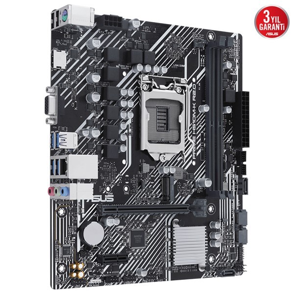 Asus Prıme H510M-K R2.0 Intel H470 Lga1200 DDR4 3200 Hdmı Vga M2 Usb3.2 Matx (Prıme H510M-K R2.0) Anakart