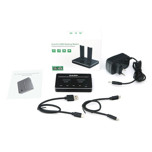 Dark M2 SSD Disk İstasyonu Clone Docking Station (DK-AC-DSDM2C)