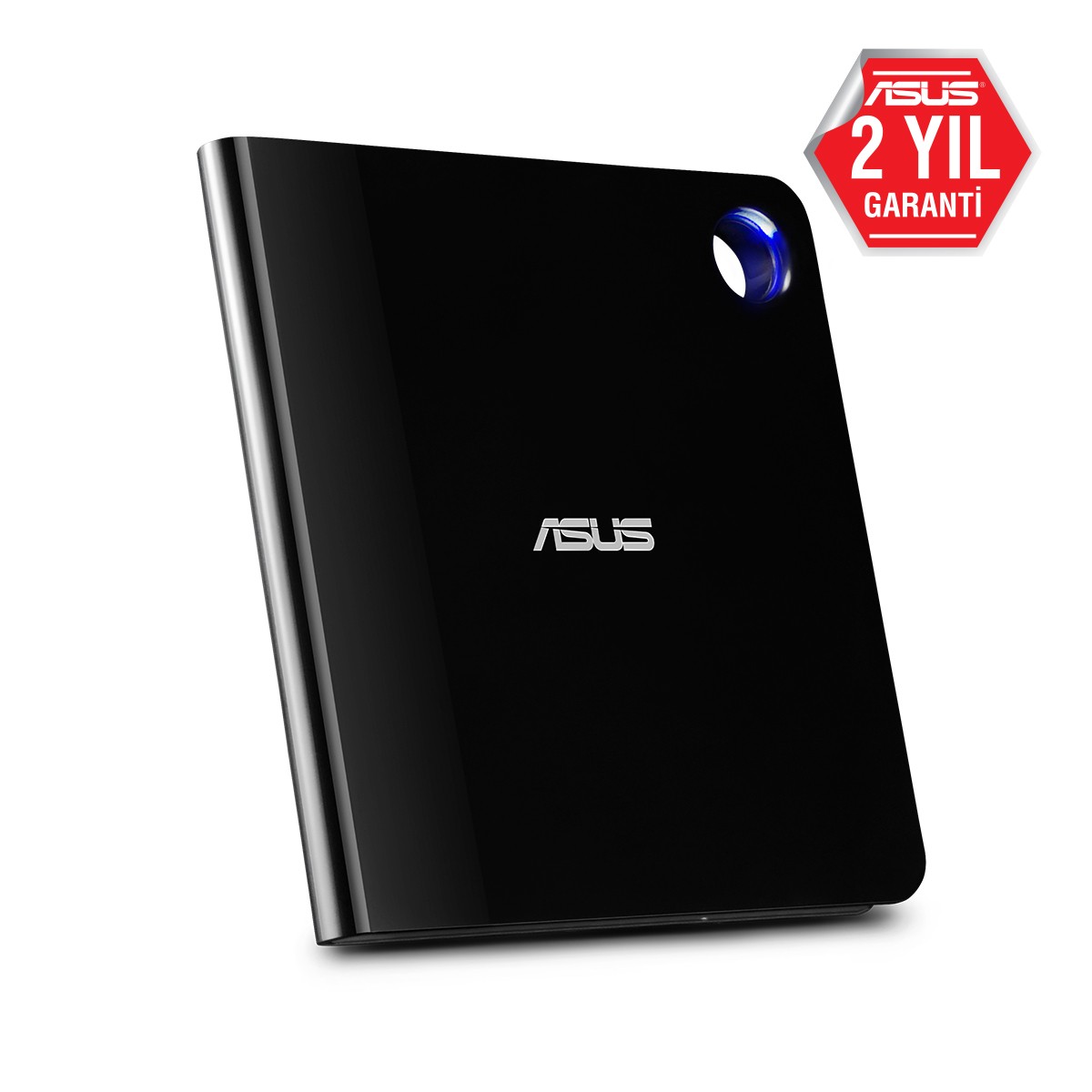 ASUS SBW-06D5H-U HARİCİ İNCE BLU-RAY YAZICI  M-DİSC  USB TYPE-C VE TYPE-A DESTEKLİ  SİYAH